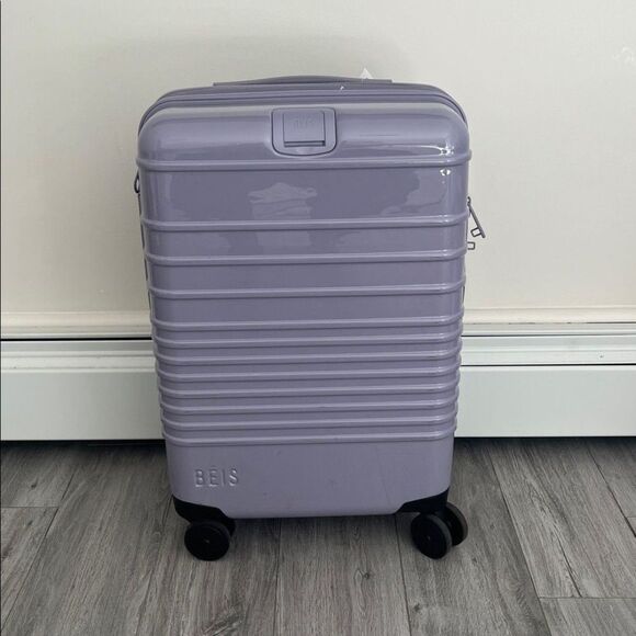 RARE New!! BEIS Lavender the carry-on roller hardshell suitcase - Picture 1 of 10
